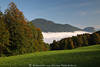 914179_Berchtesgadener Bergtal im Nebel Morgenstimmung Naturfotografie Grünwiese Bäume Herbstfarben