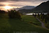 1201580_Sonnenuntergang Romantik am Weissensee Foto Alpenpanorama Naturbild Berglandschaft