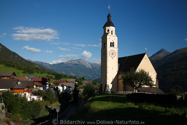 Wallfahrtskirche Maria-Schnee Obermauern Bergdorf Alpenblick