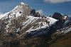 Kendlspitze felsiger Gipfel im Schnee 3088 m steile Berghänge