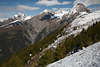 Gipfel Dreier: Nussingkogel, Bretterwand, Kendlspitze Alpenlandschaft Naturfoto