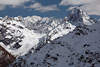 005301_Alpengipfel Hochschober Foto hoher Bergspitze über weisse Winterlandschaft Osttirols