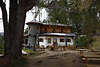 004581_Das Schlössl in Bergen: die Stabanthütte Aussicht-Terrasse Foto, Kinderspielplatz, Kaninchen-Zoo