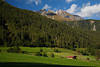 003079_Alpengipfel über Virgental Grünwiesen Naturfoto hochgelegene Grünlandschaft bei Obermauern