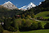 Matrei in Osttirol Berge Alpenblick im Tauerntal unter weißen Gipfeln