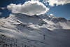 Schönwetterwolke über Osttirols Skigebiet Matreier Goldried Winterlandschaft Photo unter Roten Kogel & Gorner