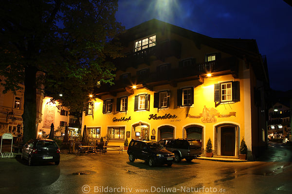 Gasthof Kendler in Sankt Gilgen Nacht