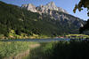 Haldensee Bergkulisse ber Wasser Schiff Uferpanorama Naturfoto 212987 Alpenbild