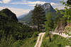 Bergweg Alpenlandschaft Kufstein Frühling Naturbild Kaisergebirge Wanderer Pendling Gipfelsicht