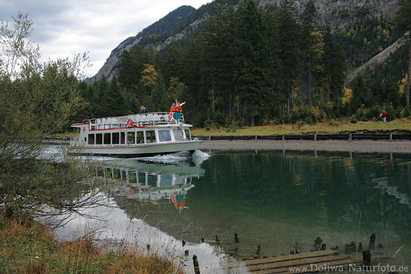 Plansee-Schiff Wasserfahrt zum Heiterwanger See