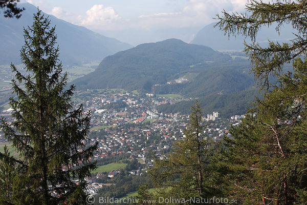 Telfs Stadt im Oberinntal Berglandschaft der Alpen