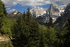 Berglandschaft Wilder-Kaiser Alpen Kalkfelsen imposante Gipfel grüne Natur