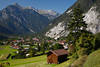 Darmitz Gurgltal Alpendorf Berglandschaft Naturidylle Tirol Gebirge