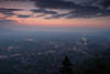 Dornbirn Luftbild Nachtbild Panorama Foto Nachtlichter Blick von Bergstation Karren