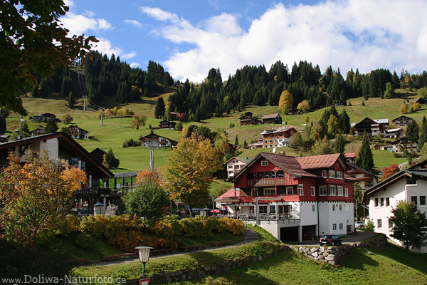 Hirschegg in Kleinwalsertal Alpen Naturidylle Urlaubsort in 1125m Berghöhe