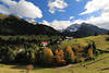 Mittelberg Bergtalwiesen Kleinwalsertal Naturfoto unter Gipfeln Alpen Stimmungsbild
