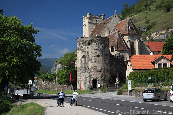 St.Michael Donau-Wallfahrtsort Kirche Burgruine Wachau