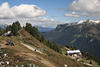 Penkenjoch Berge Alm Wanderer Panorahma Restaurant Alpenblick über Zillertal Naturfoto