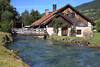 Hammerschmiede am Ostrach-Wasserfluss in Bad Hindelang Allgäu
