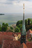 Konstanz Bodenseeblick Wasserweite Mnsterturm Altstadt-Dcher von oben
