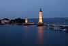Lindau Leuchtturm Hafentor zum Bodensee: Das bayerische Tor zum Schwbischen Meer Nachtfoto