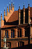 Wimperge-Reihen historisches Rathaus Hannover Backsteingotik Ziergiebel Architektur