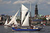802333_Segeljacht Oban Segelschiff Elbe-Parade vor Michel Hafengeburtstag Hamburg