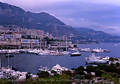 Monte Carlo Hafenstadt Bucht vor Bergen ber Cote d Azur Kste in Monaco