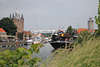 Noord Havenport image Zierikzee Nordhafen city monumente, Schiffe, grne Natur am Wasser