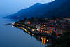  Cannero Riviera romantic night-lights photography at Lago Maggiore blue coast