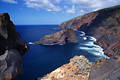 Garafia Wildküste Naturfoto Insel La Palma Meeresbucht Brandung Steilfelsen Landschaft