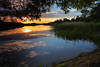 Wasserlandschaft HessenSee Abendlicht Sonnenuntergang Naturfoto Masuren Ostpreussen Reise