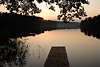 Grner See Naturfotos Masurens Landschaft Romantik Sonnenuntergang stille Seetafel in Bumen