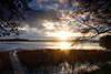 Sonnenaufgang ber Wasser Panorama Krsten See in Masuren Romantik Natur in Kozin Mazury krajobraz wody