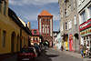 705715_ Rgenwalde historische Altstadt Ost-Tor Fotografie Darlowo Strassenbild Hinterpommern Reise