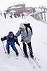 40781_Skischule im Skiurlaub Vater & Sohn Skistunde, Skilehrgang Bild am Kasprowy Wierch Berggipfel