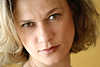 Blonde Frau tiefer Augenblick weibliche Schnheit Gesicht-Portrait