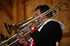 1102552_ Kapelle Musiker spielt Trompete-Klnge in Bild auf Blasinstrument beim Kastelruther Konzert