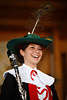 1102585_ Kastelruther hbsches Mdchen, junge Musikerin Foto in Regionalhut herzlich lachen auf Bhne im Portrt