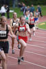 Sprintrennen 200m Frauenlauf Foto Leichtathletik Luferinnen Bild in Kurve