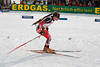 815046_ Robin Clegg, Kanada Biathlet Foto, skilaufen auf Schiloipe Portrt im Stadion vor Publikum
