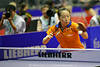 Li Jiao Tischtennis Bilder Pingpongstar Fotos am Ball spielend fr Niederlande Sportaktion Portraits