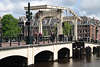 Nieuwe-Herengracht-Brcke vor Hermitage Amsterdam Foto Wasserkanal Landschaft