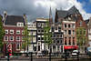 Amsterdam City Huser Architektur Foto bunte Farben De Krijtberg Kirche Bauwerk im Hintergrund