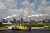 Industrie Landschaft Ijmuiden Hafen Fabrik rauchende Kamine Port-Anlagen Foto