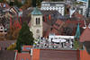 Freiburg SKAJO-Bar Dachterrasse Foto Altstadt DcherLandschaft