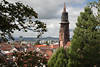Freiburg Mnster Kirche Spitzturm Foto ber Altstadtdcher Citylandschaft Schwarzwald