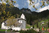 600976_Ebnit Kirche unterm Berg Dornbirner Voralpen Naturidylle Frhjahrsbild
