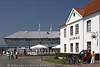 Lotsenhus an Fischergenossenschaft Fehmarn Foto Haus mit Bars Gäste Restaurant