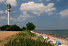 706888_ Ostseeinsel Fehmarn Urlaub an Ostküste natürlichem Strand mit Zelten in Natur am Meer Wasser